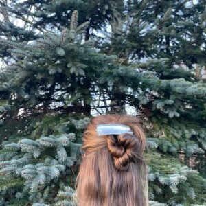 Mellem Laura Hårspænde 35 x 100 925s Sølv