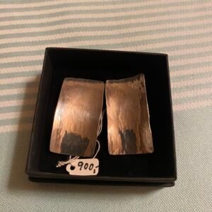 Store Ørenstikker 20 x 40 mm 925s Sølv