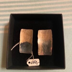 Mellem Ørenstikker 15 x 30 mm 925s Sølv